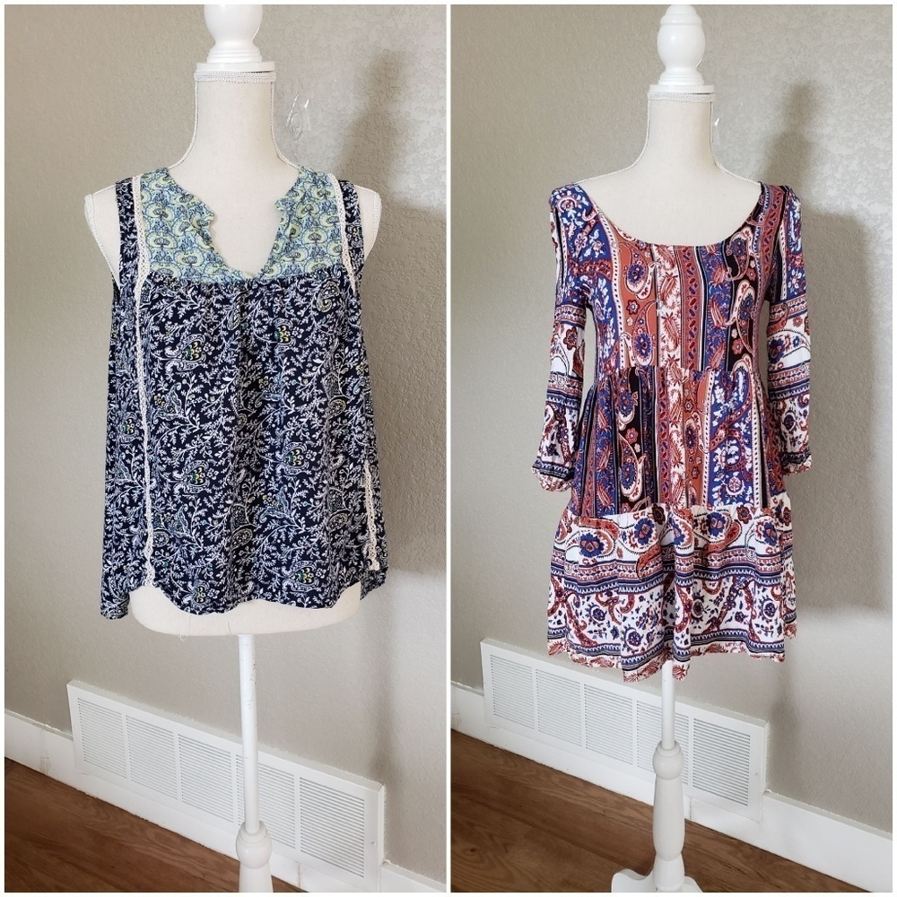 Umgee tee and tunic size S. Bundle